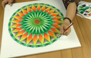 Mandala Malkurs ausmalen