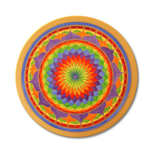 Mandala Regenbogen Frontalbild Art 151